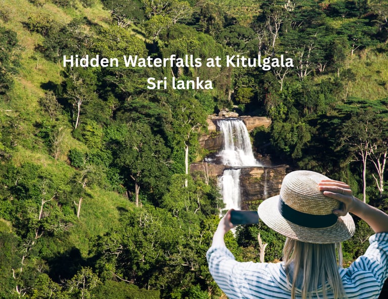 Hidden Waterfall at Ella, Sri Lanka