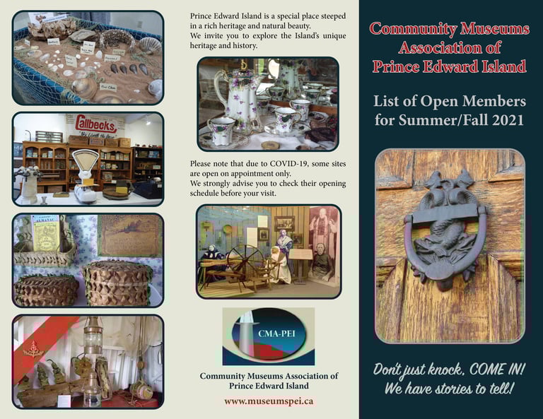 Community museums Association brochure outside