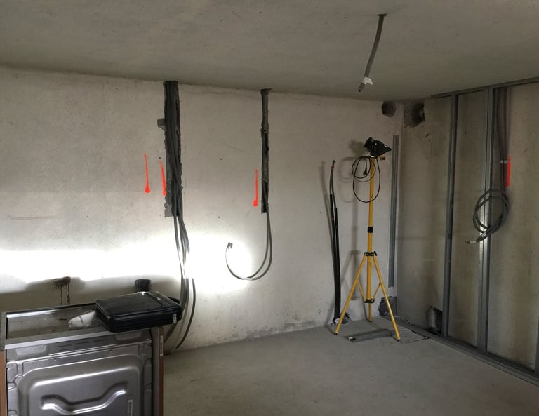 travaux de transformation d'une cuisine