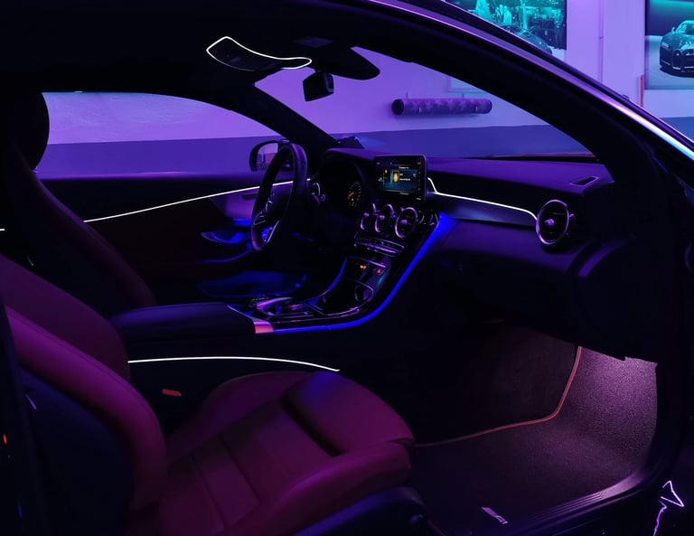 ambientebeleuchtung benz