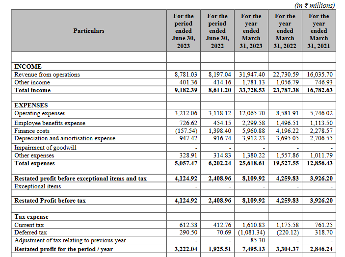 profit loss statement_jsw infra ipo analysis_the moat investor