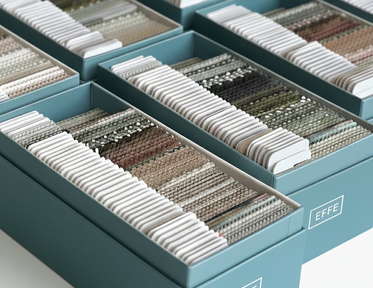 Muestrario tarjetas EFFE Textile