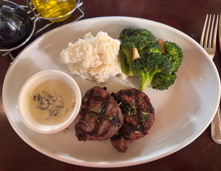 Italian menu dishes at Dos Vientos Local Table in Newbury Park