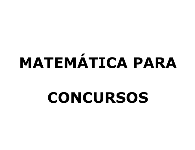 Matemática para Concursos