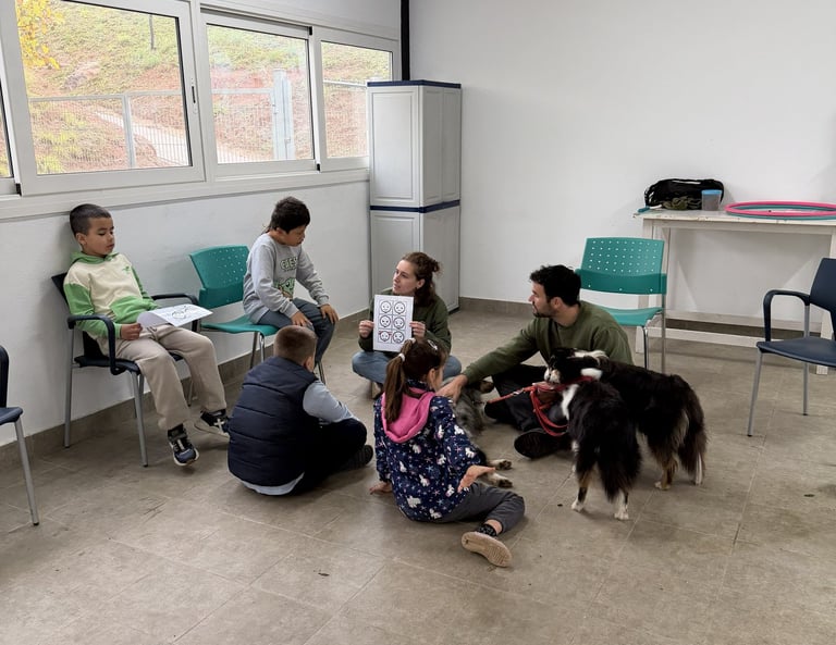 Teràpia canina per millorar les habilitats socials