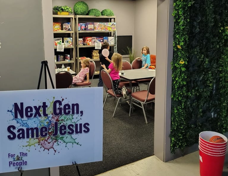 kids learning about Jesus