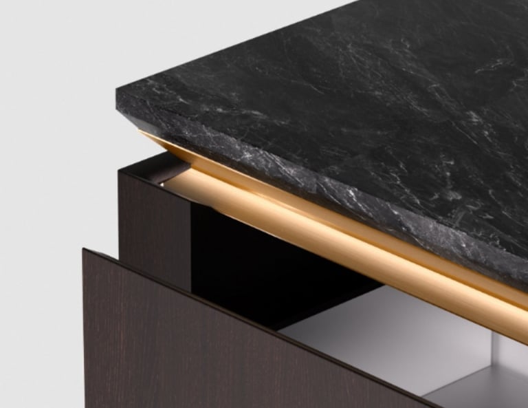 Aluminum Integrated LED Cabinet Handle Profile - Handle-Free Hidden LED for Kitchen Cabinets Wardrobes