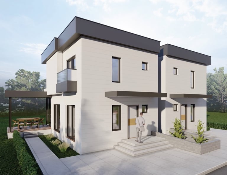 Muğla'nın Bodrum ilçesinde içerisinde at çiftliği ve müstakil evlerin bulunduğu inşaat projesi.