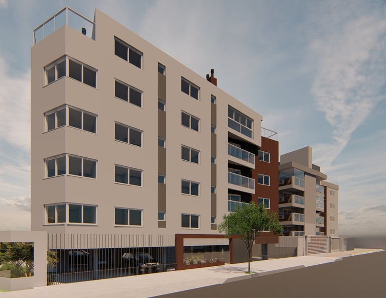 Planta empreendimento Giardino na cidade de Pelotas. Construtora Valori Empreendimentos