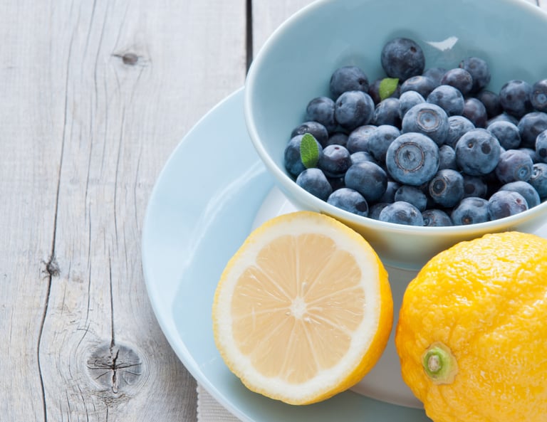  Blueberry Lemon Fat Bombs