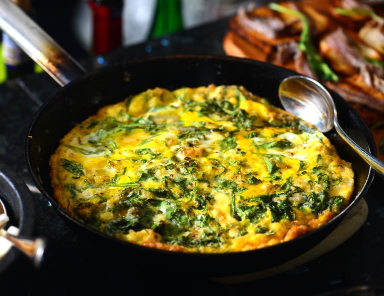 Keto Zucchini and Cheese Frittata