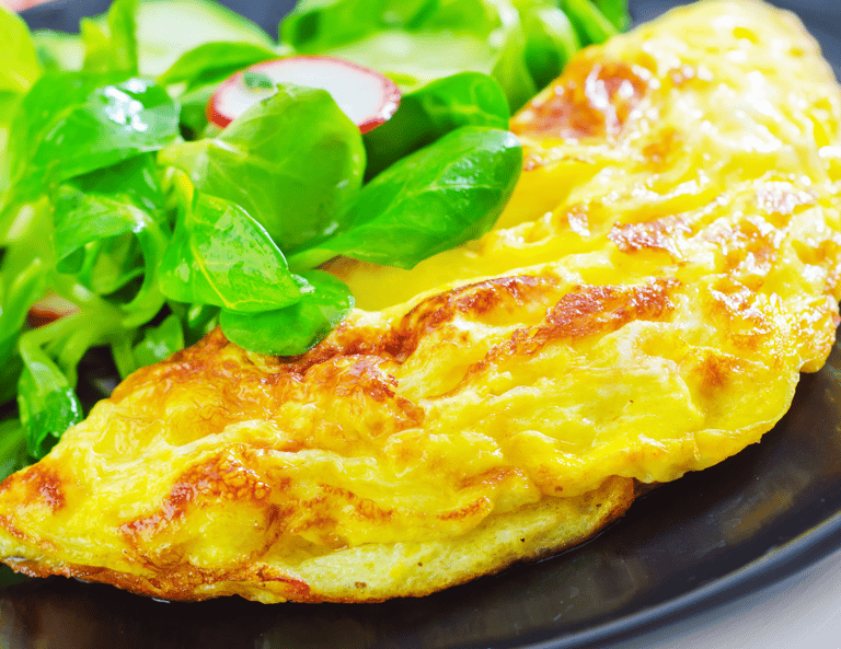 Keto Smoked Salmon and Cream Cheese Omelette