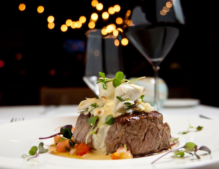 Keto Dinner: Filet Mignon with Blue Cheese Sauce