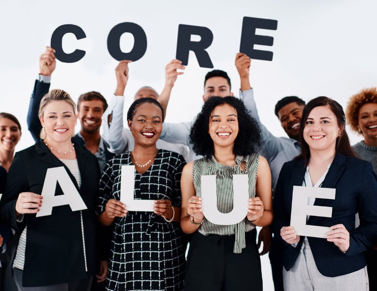 mission, vision and values creation