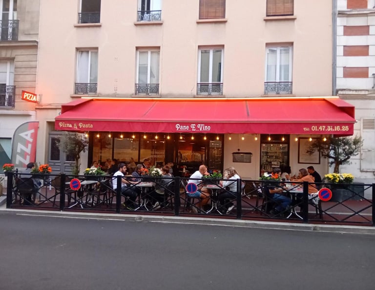 restaurant italien mairie Clichy Pane Vino Paris