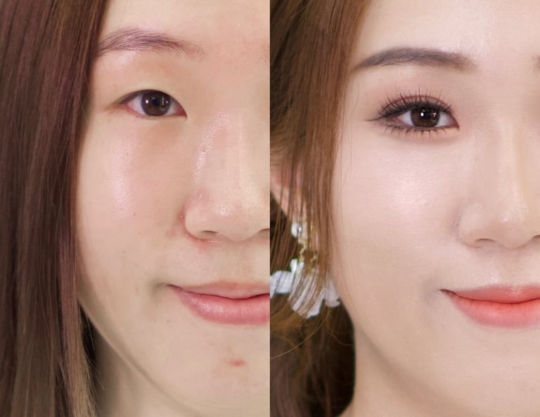 香港婚禮新娘化妝師-單眼皮眼型調整