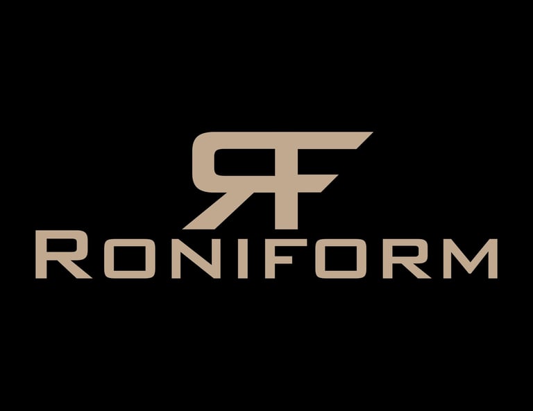 a logo for a company called roniform