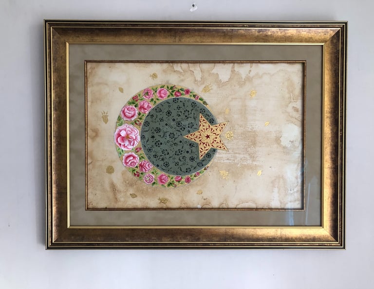 AyYıldız Altın-Guaj Tezhip Çalışması