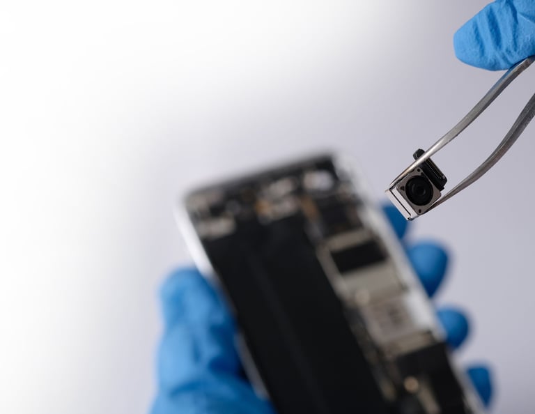 Réparation d’éléments électronique pour iPhone et téléphones - Alika Solutions