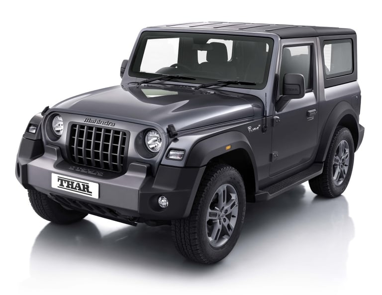 Car Rental Goa - Thar Automatic Rental Goa