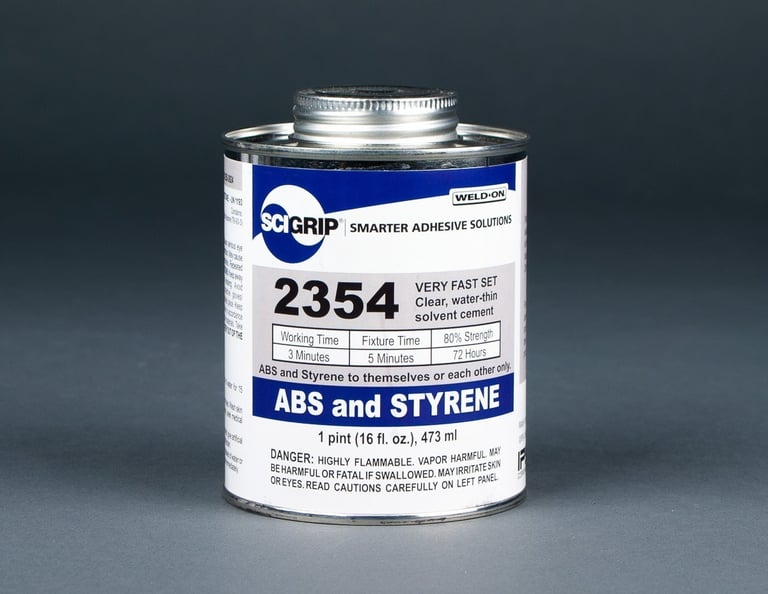 Weld-On solvent cement for CPVC and ABS pipes 