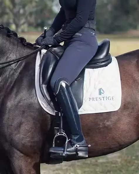 Prestige Saddle on Horse