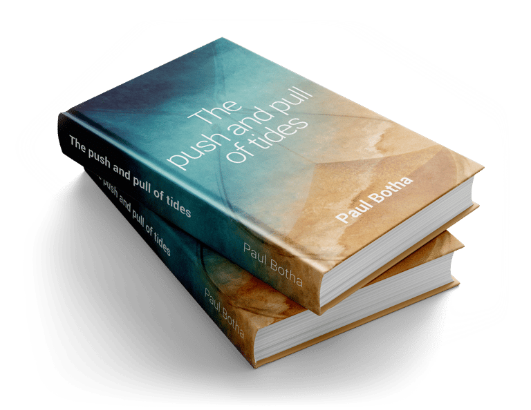 The push and pull of tides forthcoming fiction series mockup