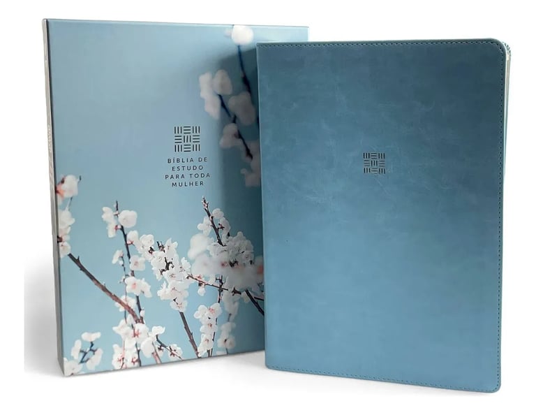 Bíblia feminina NVT de estudo para mulheres com capa luxo 