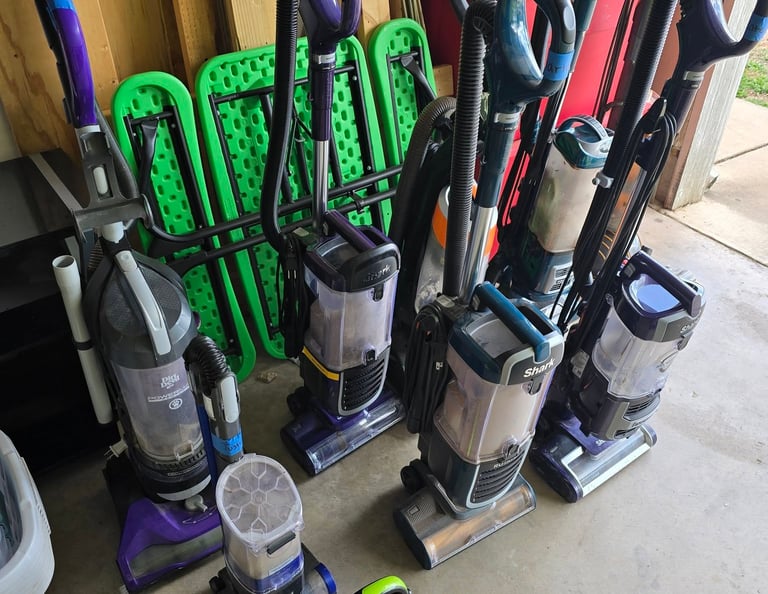 Showing dirty vacuums that need a refresh!