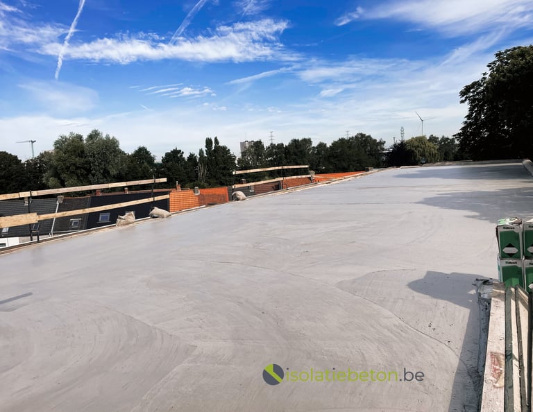 Hellingsbeton, schuimbeton renovatie