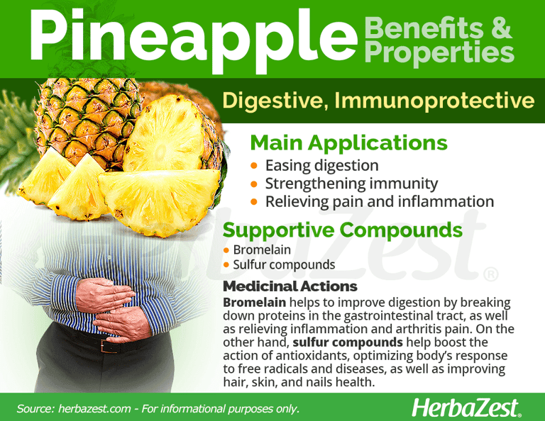 health benefits of pineapples