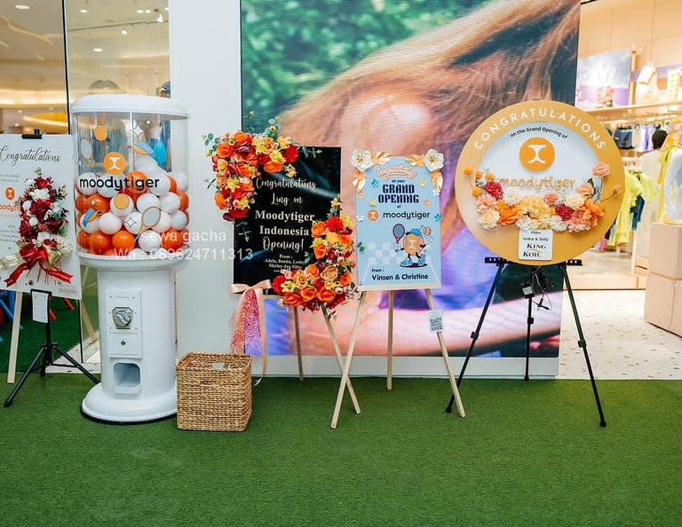 sewa mesin gacha gachapon wedding