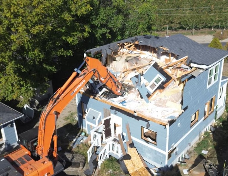 Demolition of a House