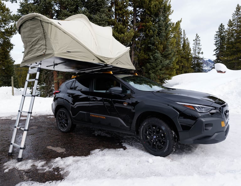 Wild Rovers 2025 Subaru Crosstrek Wilderness With Thule Approach M Rooftop Tent For Rent