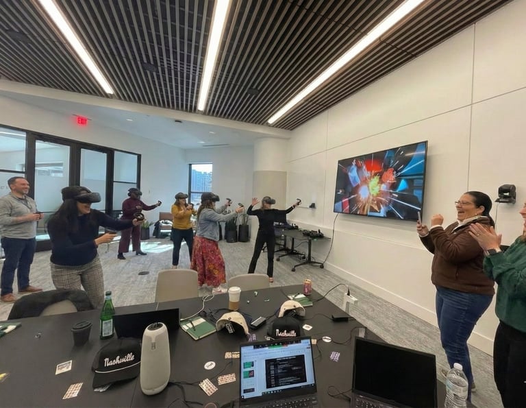 Team building en realidad virtual en la oficina