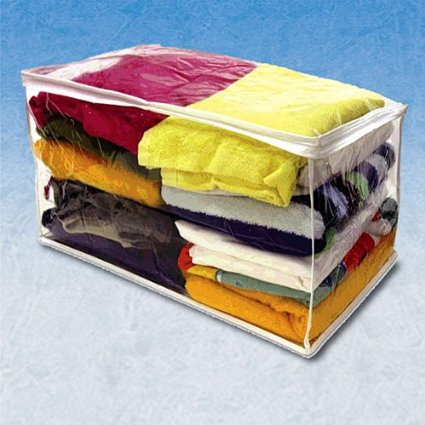 Estuche de plastico para guardar ropa