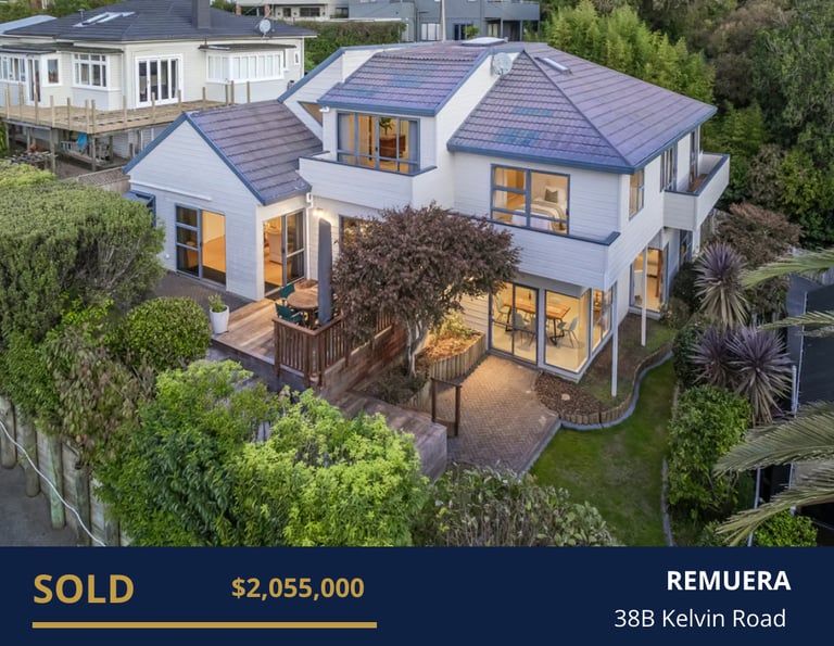 38B Kelvin Road Remuera sold by Aurora Group