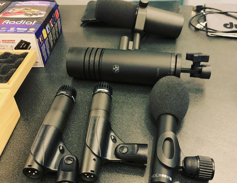 Assortment of microphones in Atlanta GA