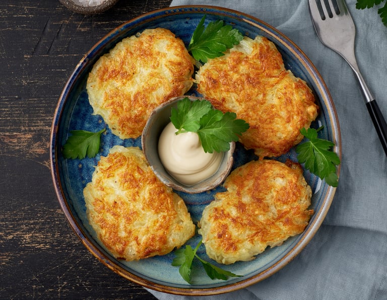 Keto Cauliflower Hash Browns