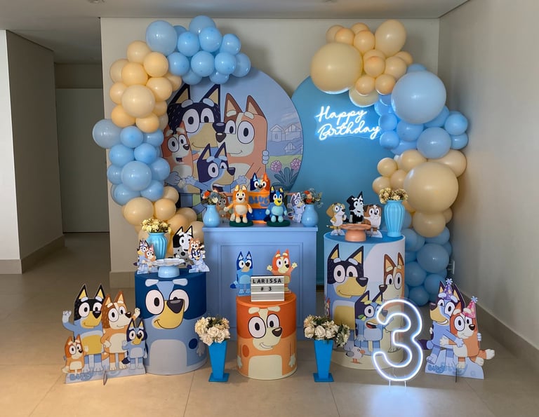Aluguel de decoração infantil Bluey- Freguesia do Ó