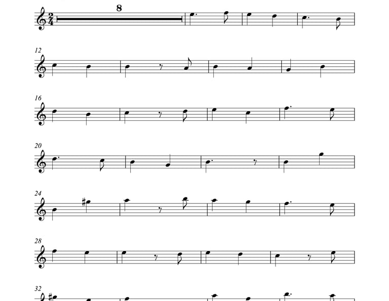 Imagem: parte individual de "Divertimento n. 3" do livro "violão em letra e música".