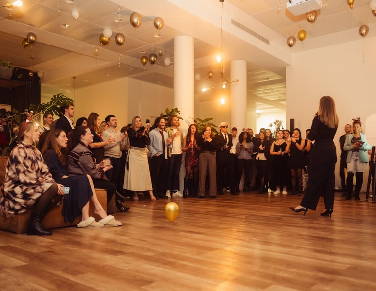 Discours lors d'une soirée d'entreprise