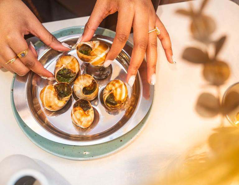 Assiette d'escargots du restaurant de l'AC Hotel Paris Porte Maillot