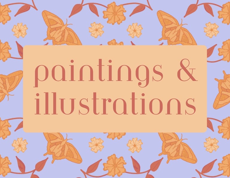 paintings and illustrations available for licensing from Designs by KLM