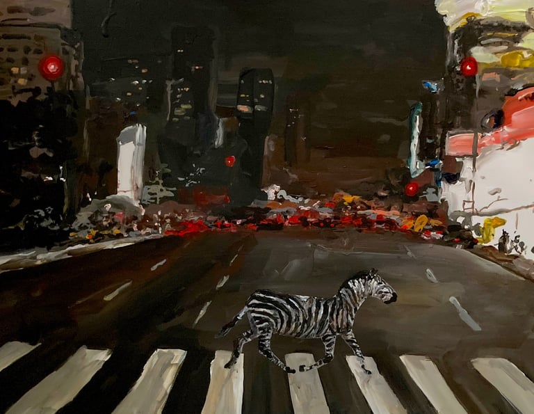 Zebra crossing.