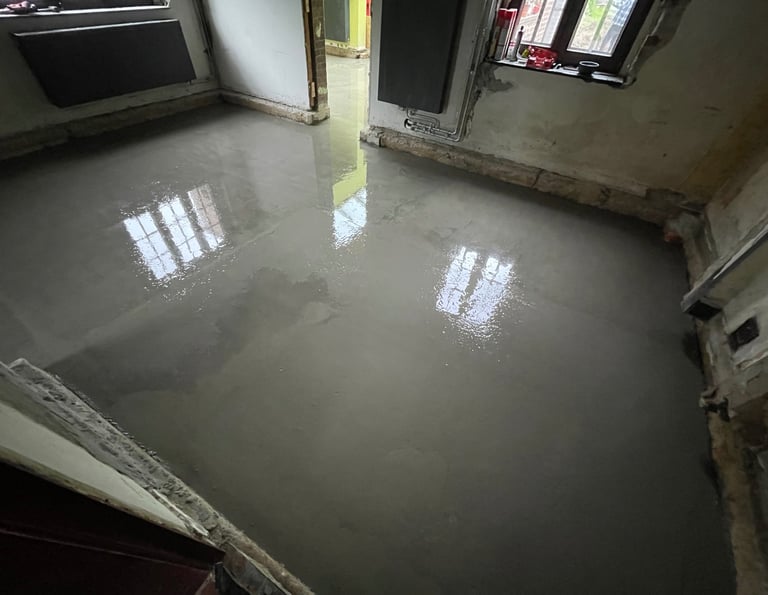 "Betonfundering storten 60m² in Genk door Senpro BV"