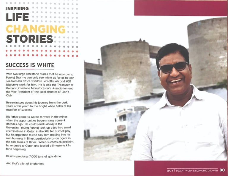 pankaj sharma lime manufacturer