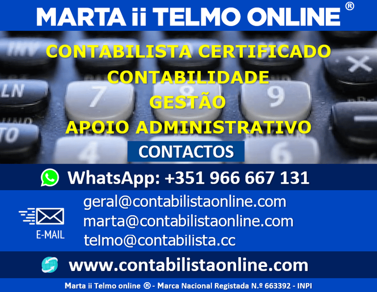 Contabilista certificado online IRS IVA