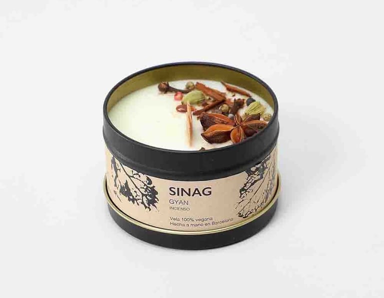 Sinag, Vela de cera de soja, Gyan, incienso