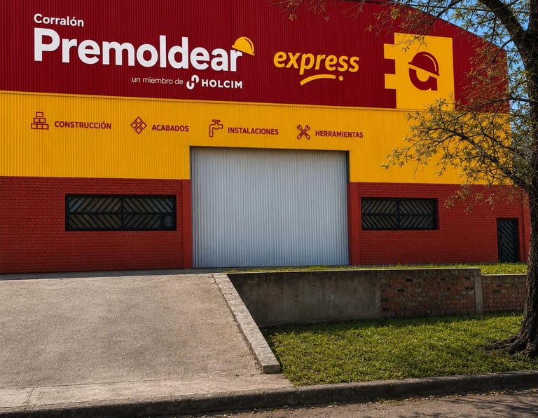 Corralón de materiales Premoldear Express miembro Holcim Eldorado Misiones